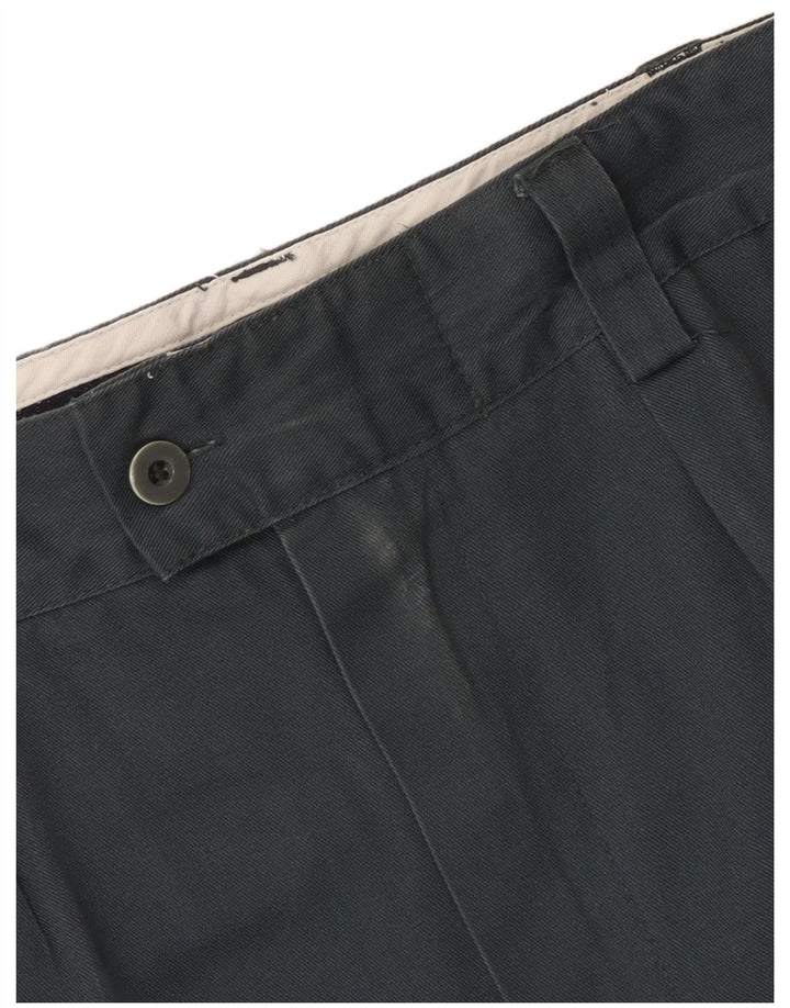 Męskie proste spodnie garniturowe Dickies W36 L26 Szary poliester