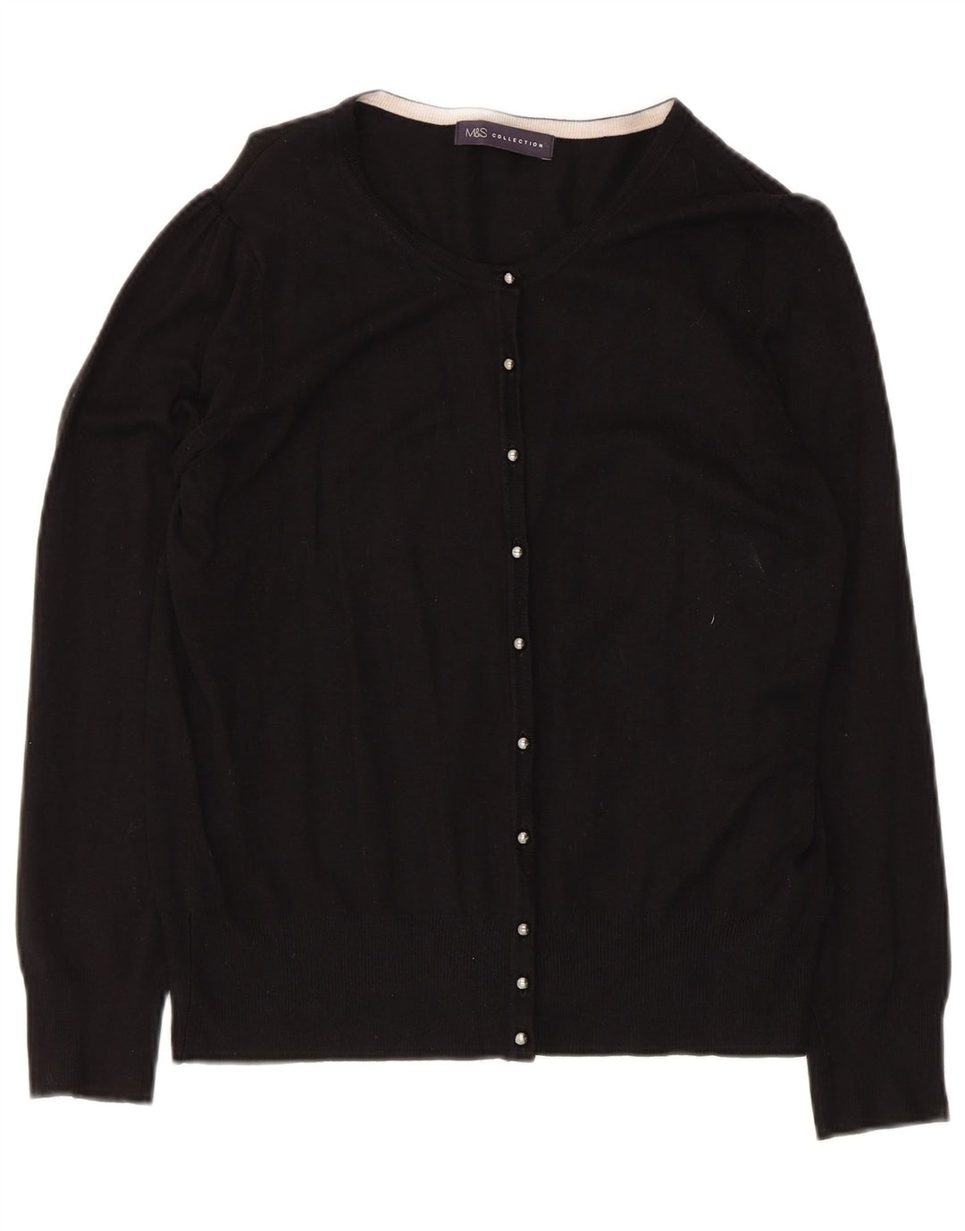 Sweter damski Marks & Spencer UK 14, średni czarny, wiskoza