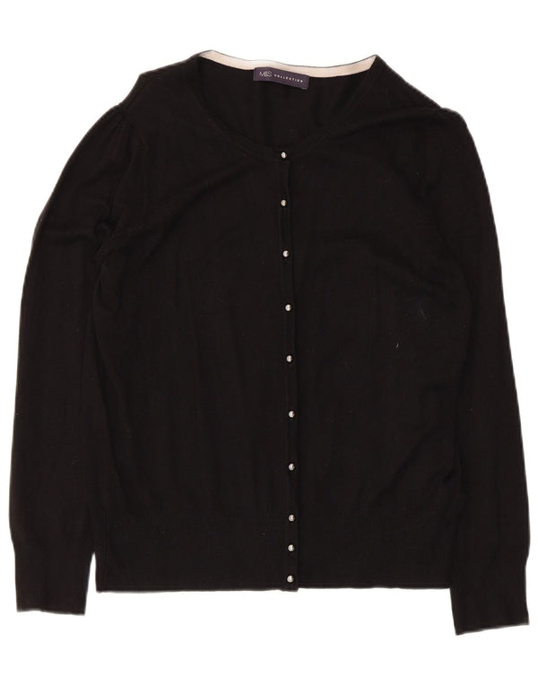 Sweter damski Marks & Spencer UK 14, średni czarny, wiskoza