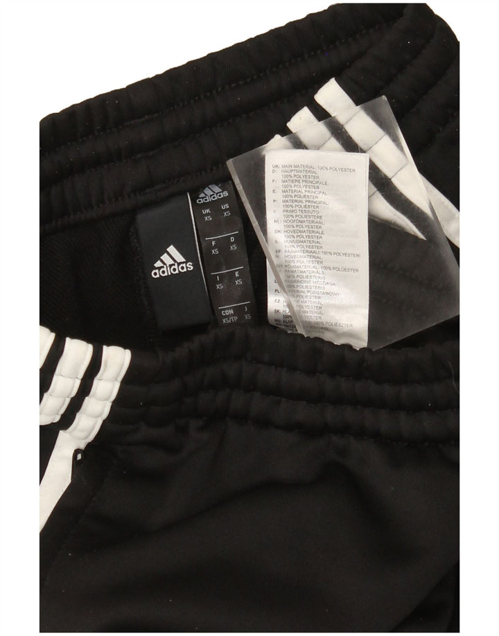 Męskie spodnie dresowe Adidas Climalite XS, czarny poliester z blokami kolorów