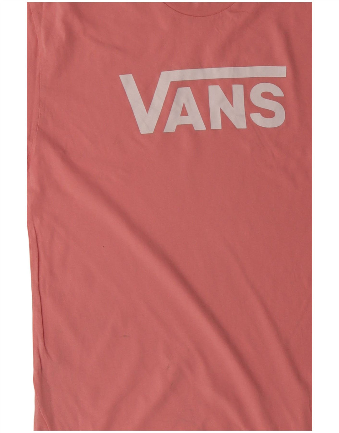 Męski T-shirt VANS o klasycznym kroju z grafiką, średni różowy, bawełniany