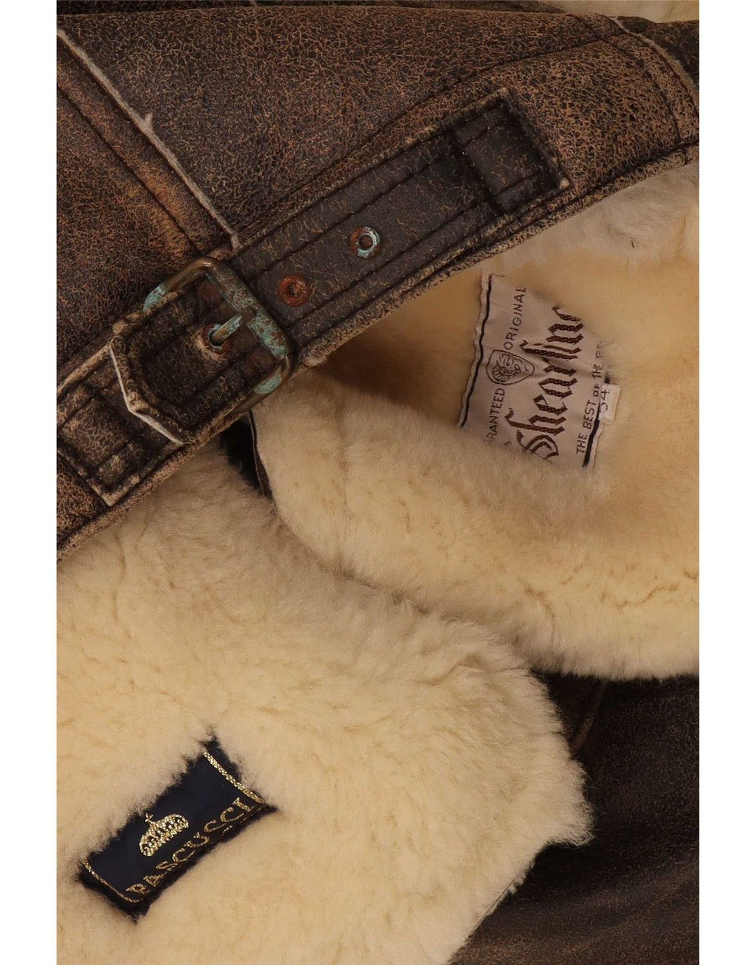 Męska kurtka Shearling Pascucci IT 54 2XL brązowa