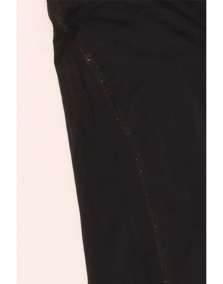 Damskie legginsy Nike Slim Fit UK 14, średnie czarne, poliestrowe, sportowe