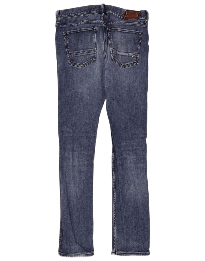 Damskie dżinsy Tommy Hilfiger Bleecker Slim W30 L32 Niebieska bawełna