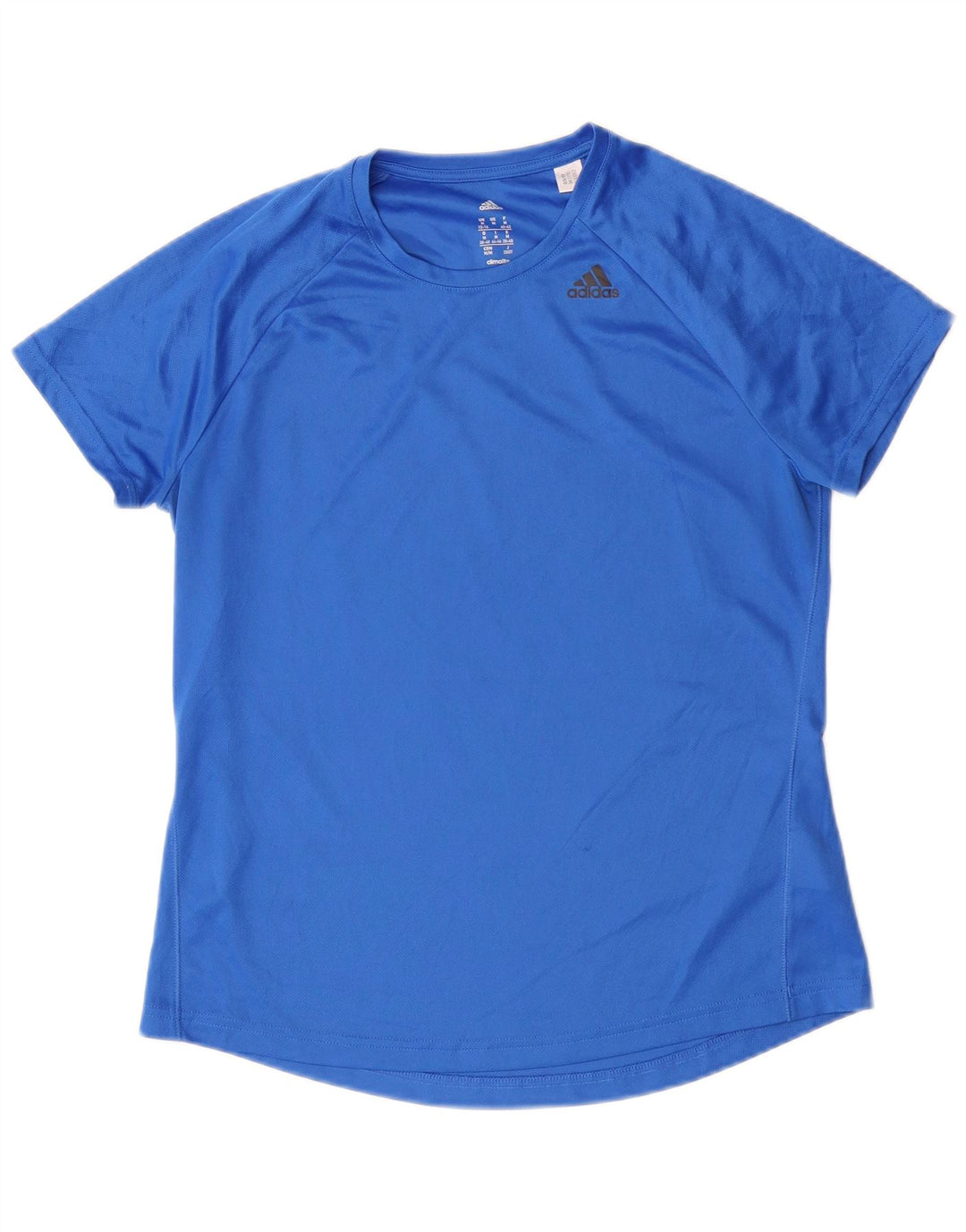 Damska koszulka Adidas Climalite Top UK 12/14 Średni niebieski poliester
