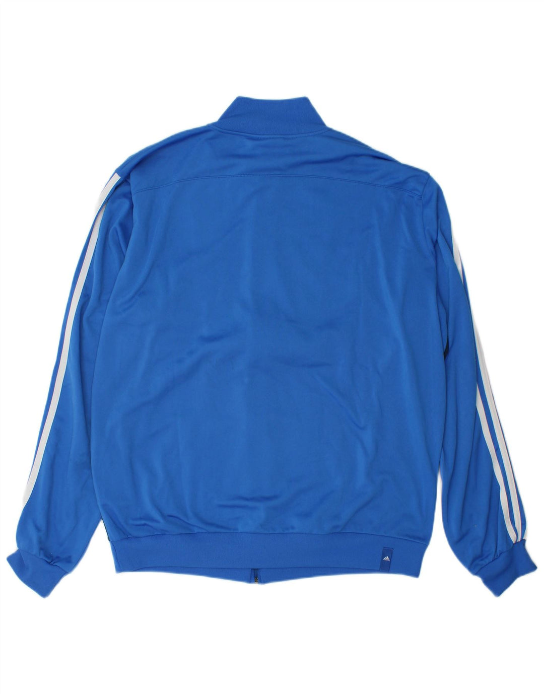 Adidas Męska bluza dresowa UK 48/50 XL Niebieski poliester z blokami kolorów