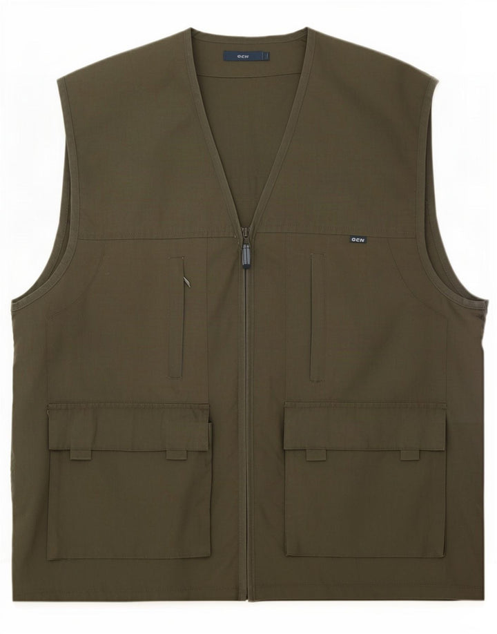 Męska kamizelka użytkowa Vintage UK 40 Large Khaki