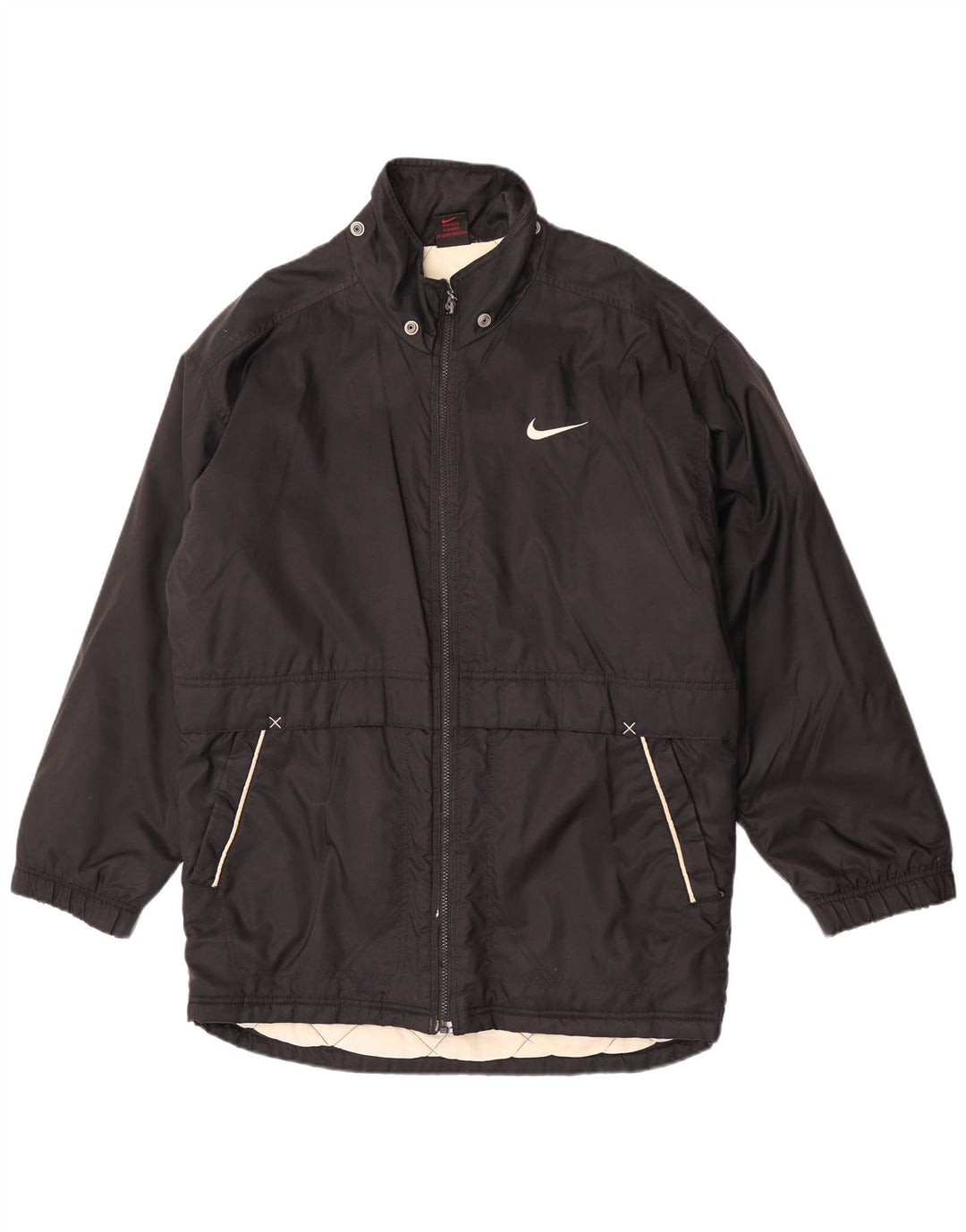 Męski płaszcz wiatrówkowy Nike Graphic UK 39/41 średni czarny