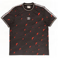 Męski T-shirt z grafiką Umbro Top 2XL Czarny geometryczny poliester