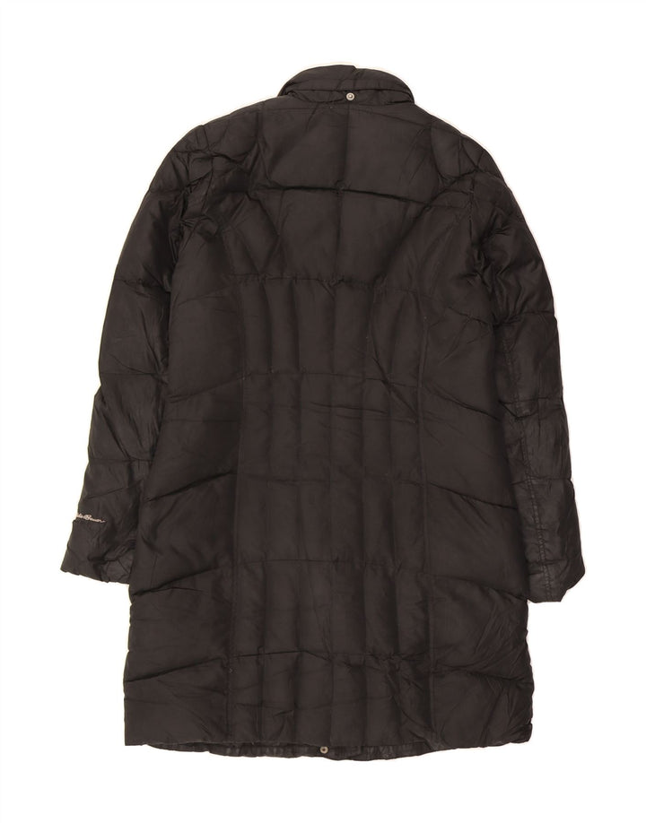 EDDIE BAUER Womens Padded Coat UK 14 Medium Black Polyester Vintage Eddie Bauer and Second-Hand Eddie Bauer from Messina Hembry 