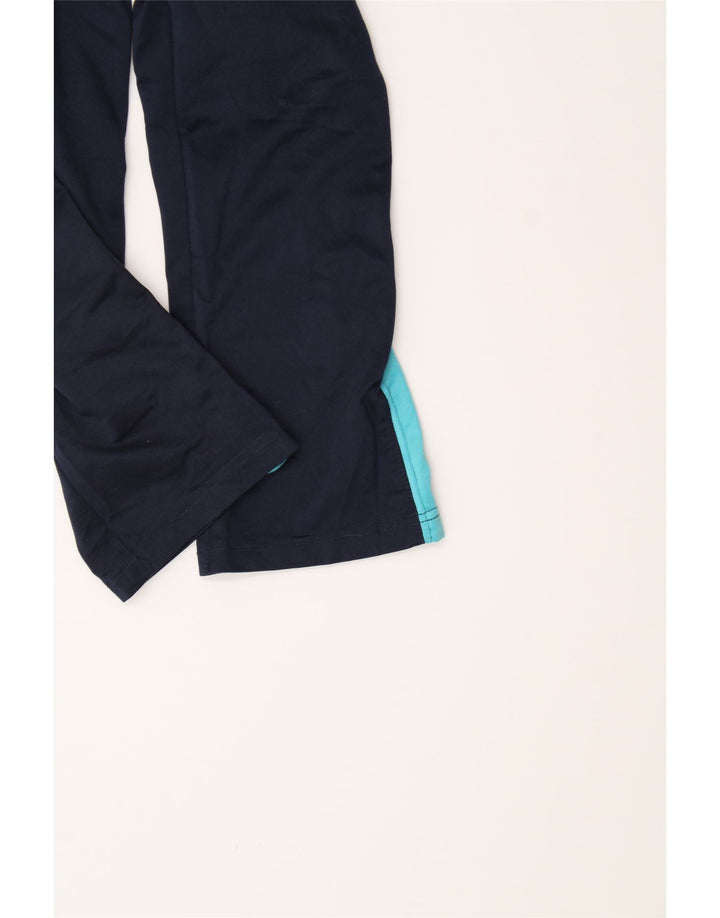 STARTER Boys Tracksuit Trousers 7-8 Years Medium Navy Blue Colourblock Vintage Starter and Second-Hand Starter from Messina Hembry 