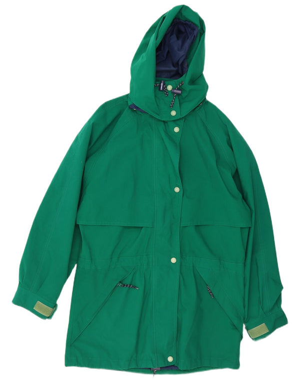 Męska kurtka przeciwdeszczowa z kapturem Eddie Bauer UK 36 Small Green Polyester