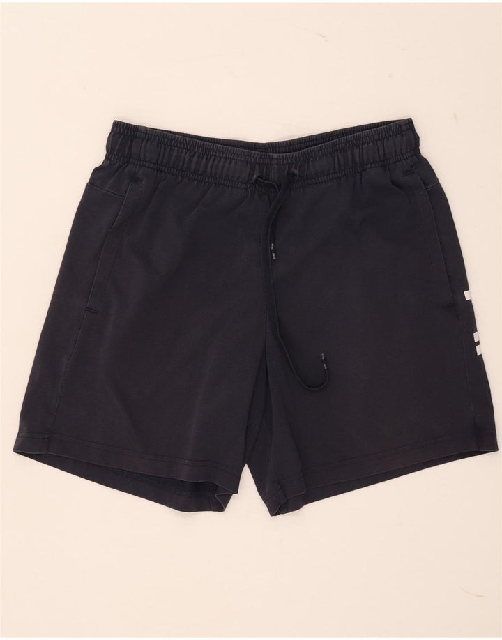 Męskie spodenki sportowe Adidas Graphic, średnie, granatowe, bawełniane