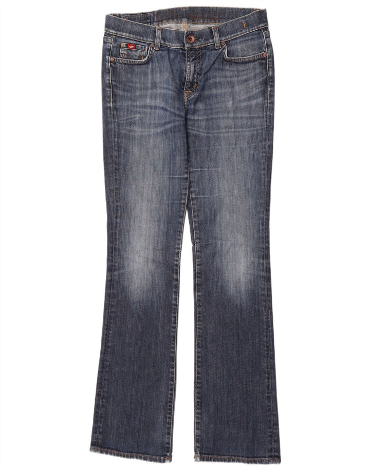 Damskie jeansy Bootcut Gas W29 L34 Niebieskie bawełniane