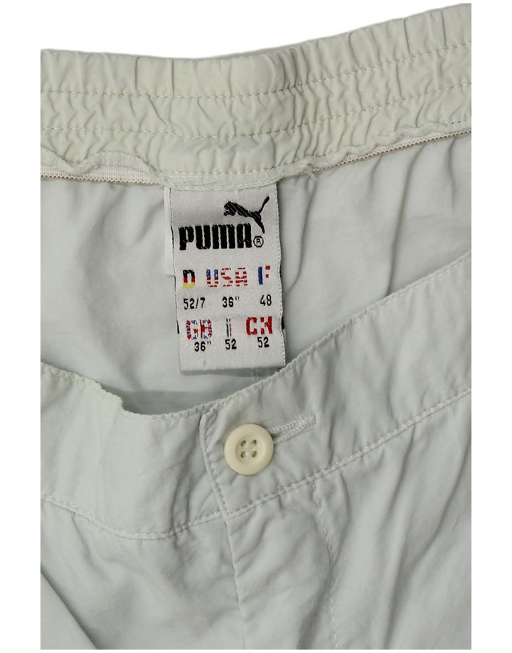 Męskie szorty Puma Pegged Chino W36 Duże niebieskie paski z poliamidu