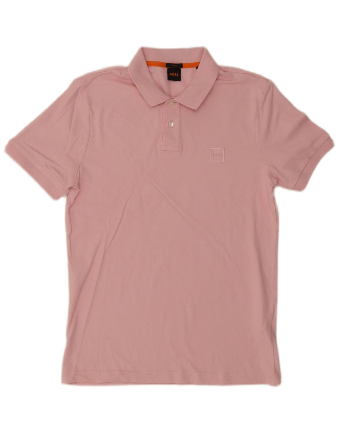 Męska koszulka polo Slim Fit Hugo Boss, średnio różowa, bawełniana