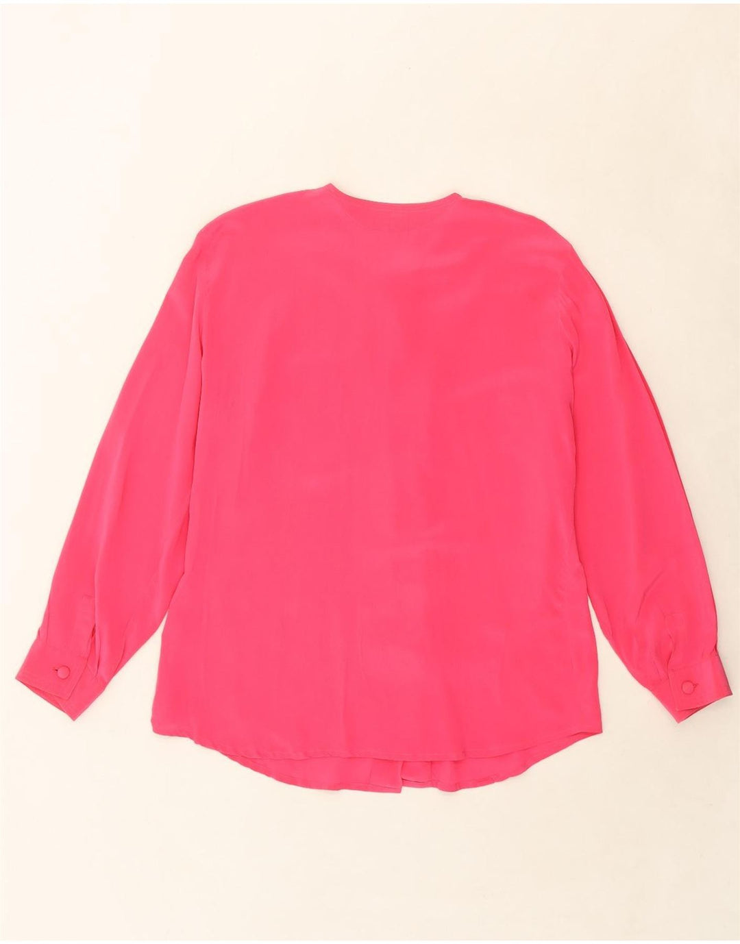 VINTAGE Womens Shirt Blouse IT 46 Large Pink Polyester Vintage Vintage and Second-Hand Vintage from Messina Hembry 