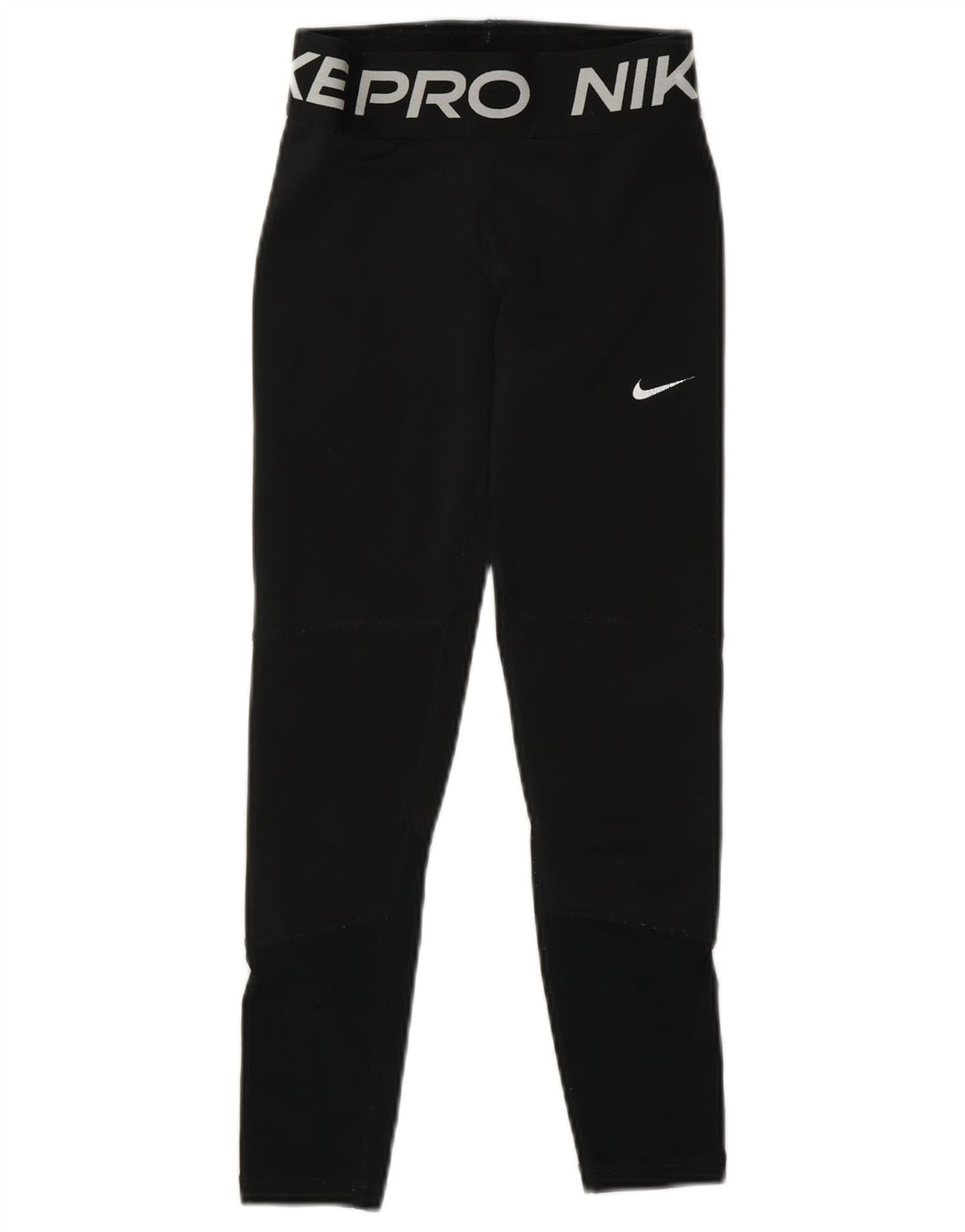 Dziewczęce legginsy Nike Dri Fit z grafiką, 8-9 lat, małe, czarne, poliestrowe