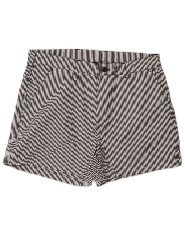 Nike Mens Chino Shorts W32 Medium Navy Blue Pinstripe Cotton