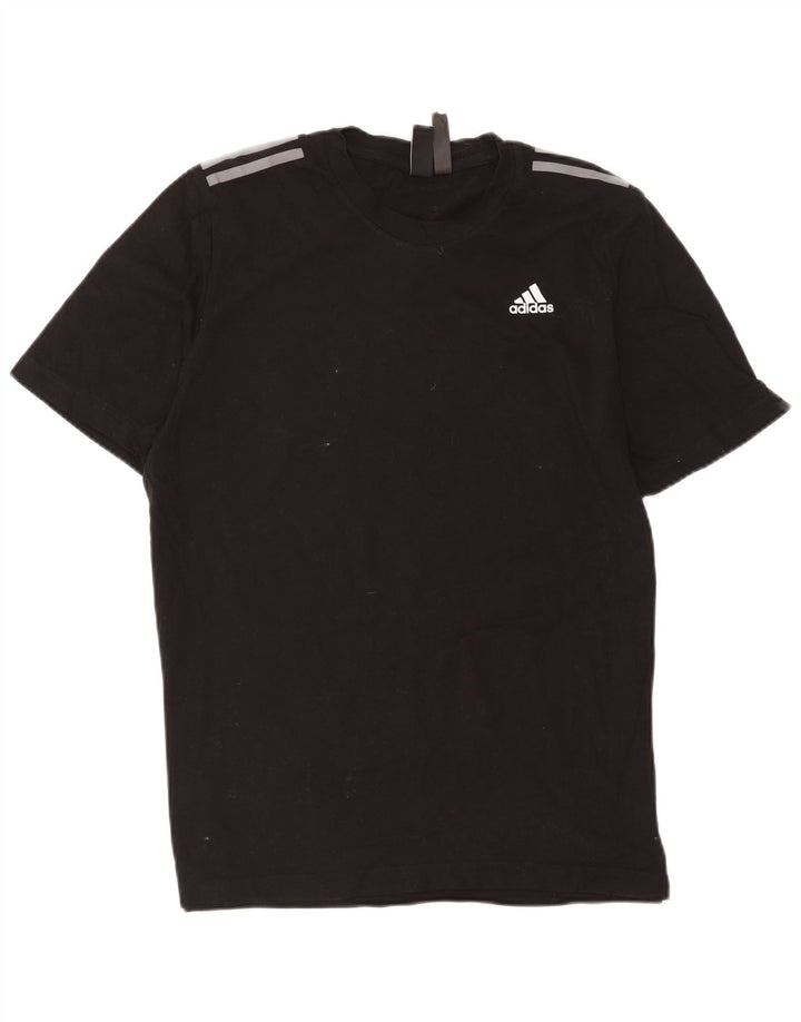 Adidas Męski T-shirt Top Średni Czarny Bawełniany