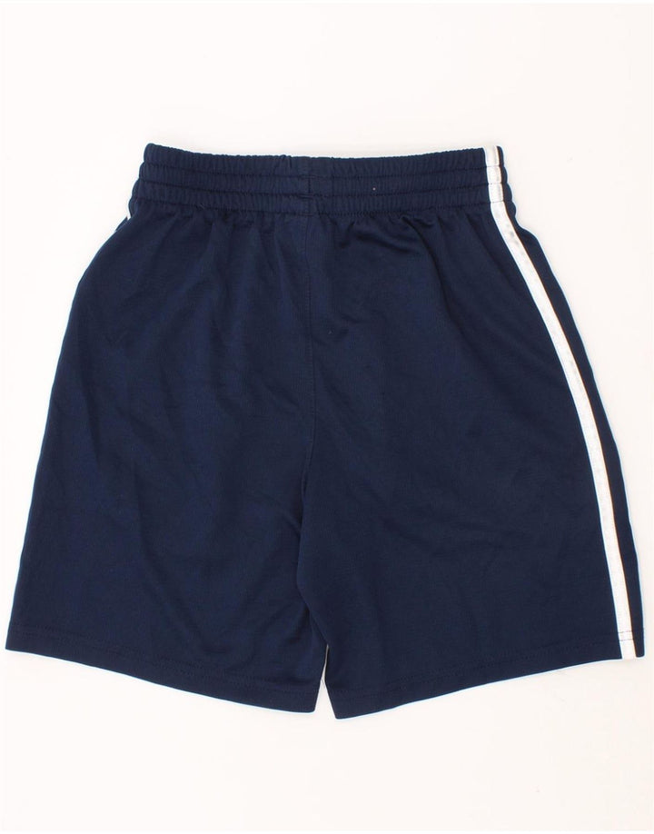 ADIDAS Boys Sport Shorts 7-8 Years Small Navy Blue Polyester Vintage Adidas and Second-Hand Adidas from Messina Hembry 