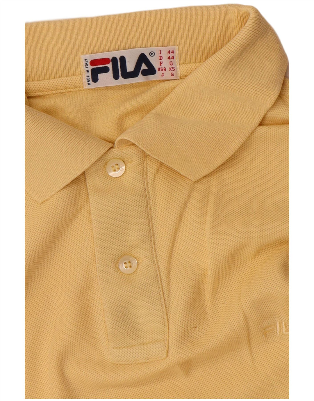 Męska koszulka polo Fila XS w kolorze żółtym