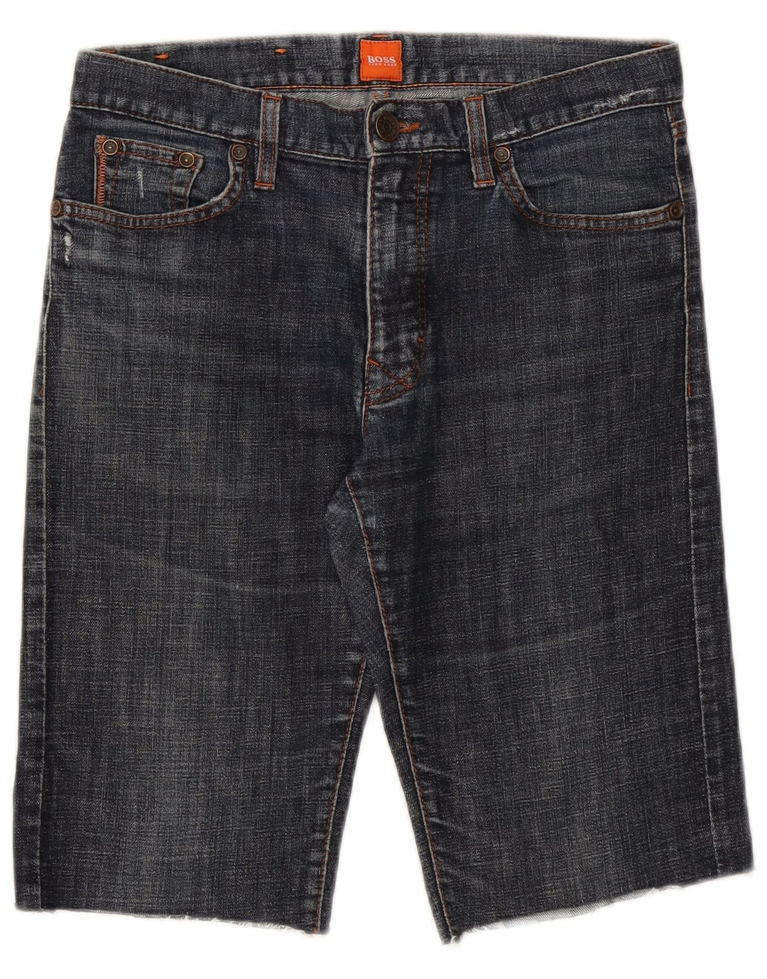 Męskie spodenki jeansowe Hugo Boss W30 średni niebieski