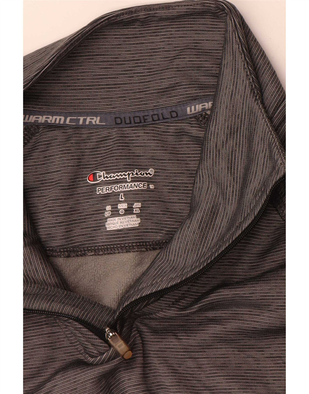 Damski dres Champion Performance Pullover Top UK 16 w duże szare paski