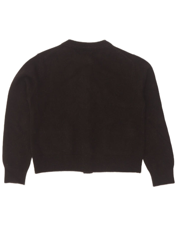 Sweter damski Massimo Dutti UK 12, średnia czarna wełna