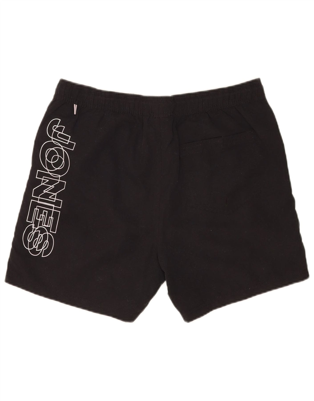 Męskie spodenki kąpielowe Jack & Jones z grafiką, średni czarny poliester