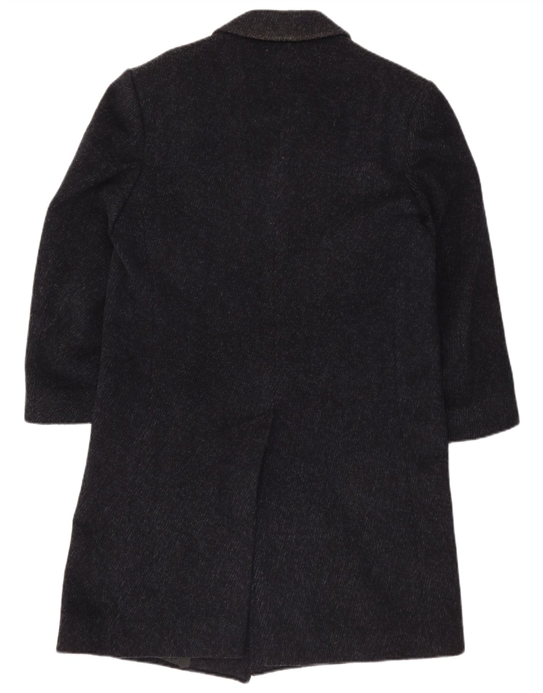 Vintage męski płaszcz UK 40 duży granatowy