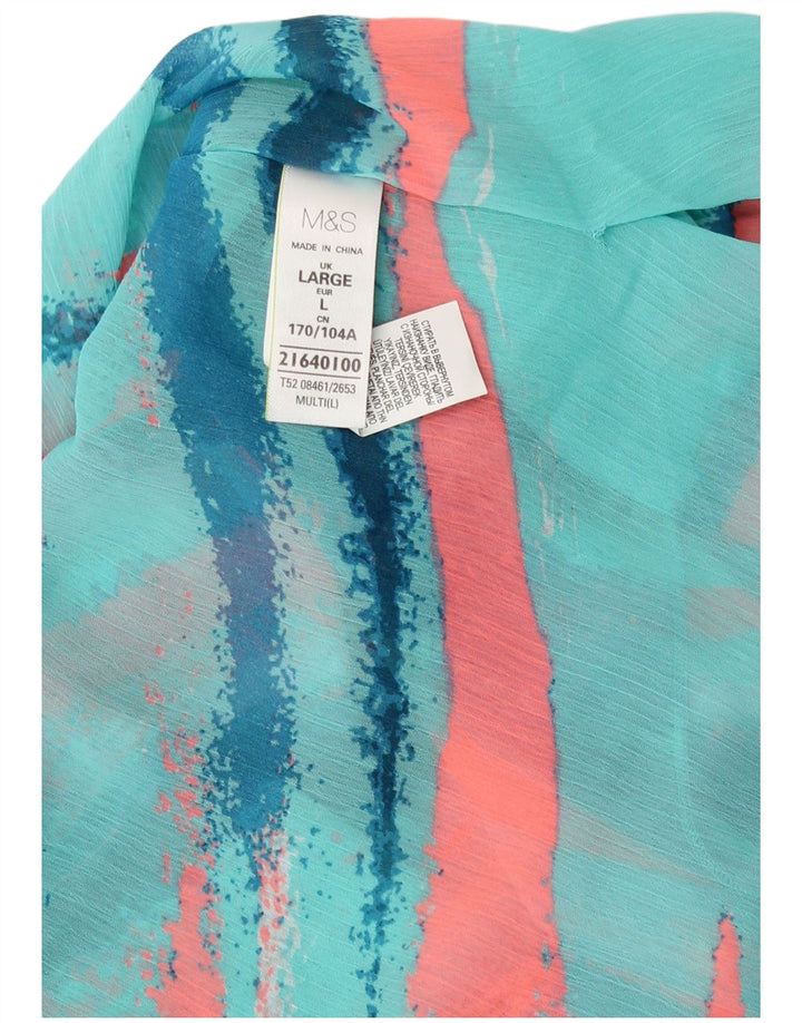 Marks & Spencer Damska sukienka kaftan UK 16, duże, wielokolorowe paski
