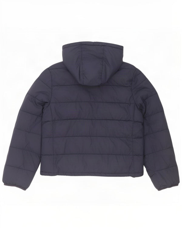 Damska kurtka z kapturem, oversize, wyściełana Jack Wills, UK 8, mała, granatowa