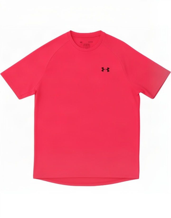 Męski t-shirt Under Armour, średni różowy poliester