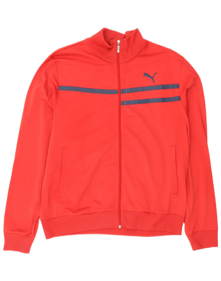 Męska kurtka dresowa Puma 2XL, czerwona, poliester