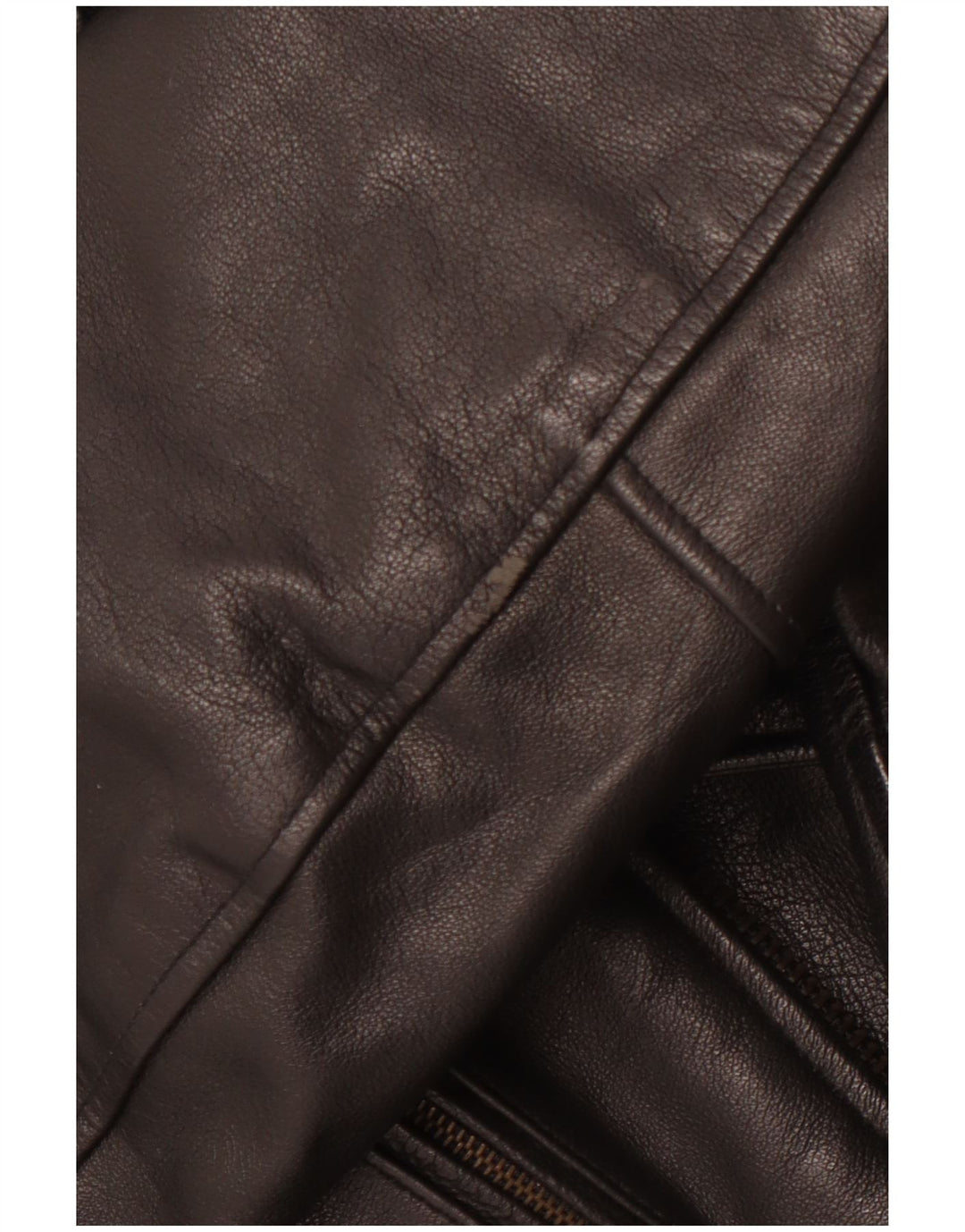 Męska skórzana kurtka motocyklowa VINTAGE UK 36, mała czarna