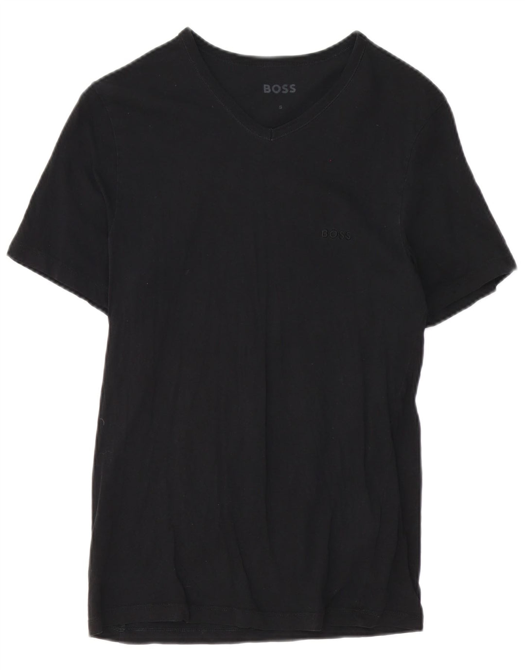 T-shirt męski Hugo Boss, mały, czarny, bawełniany