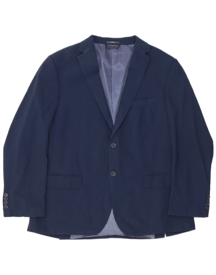 MARKS & SPENCER Męska marynarka zapinana na 2 guziki o regularnym kroju, UK 44 XL, granatowa