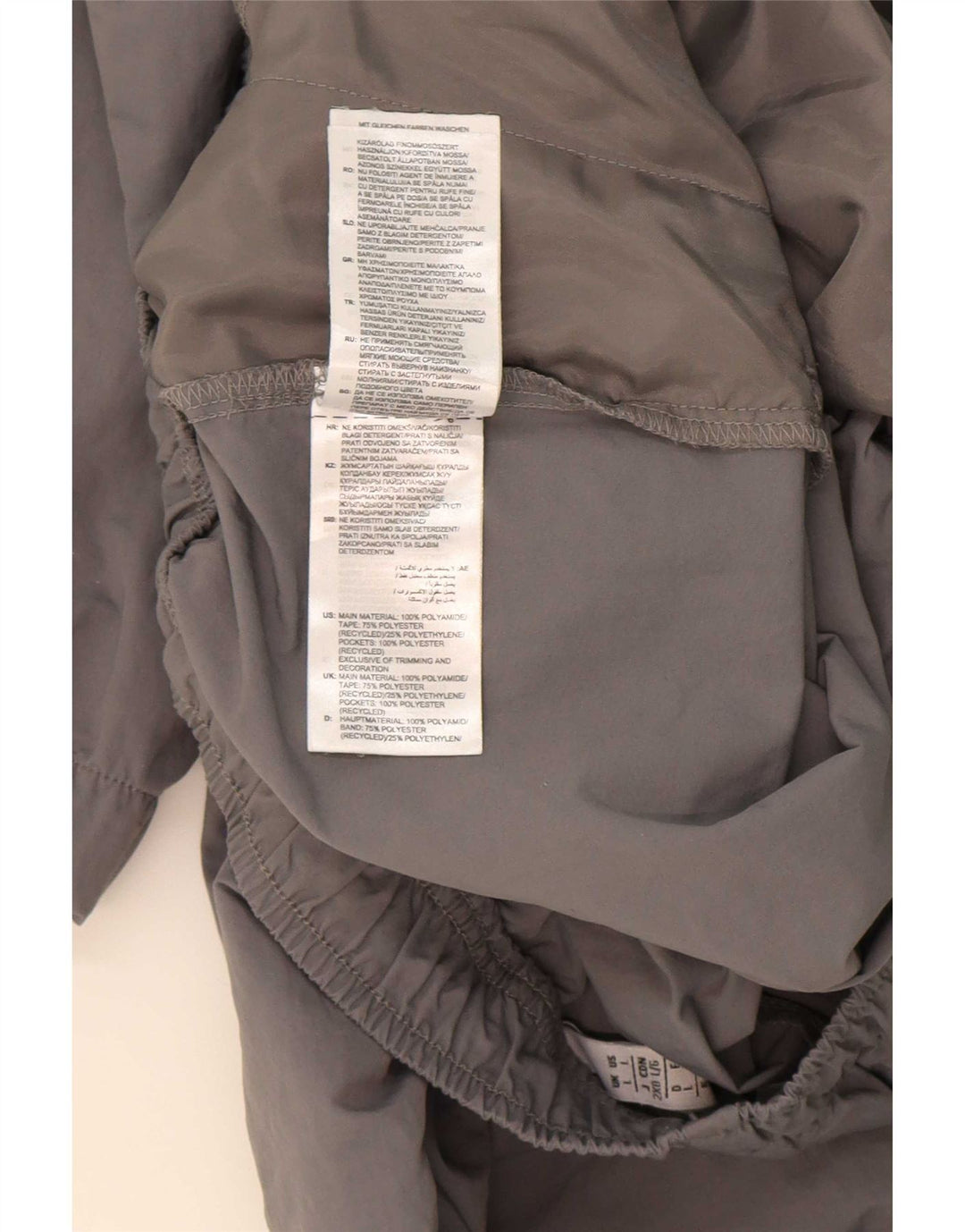 Męskie spodnie dresowe Adidas Cargo Joggers, duże, szare, poliamidowe