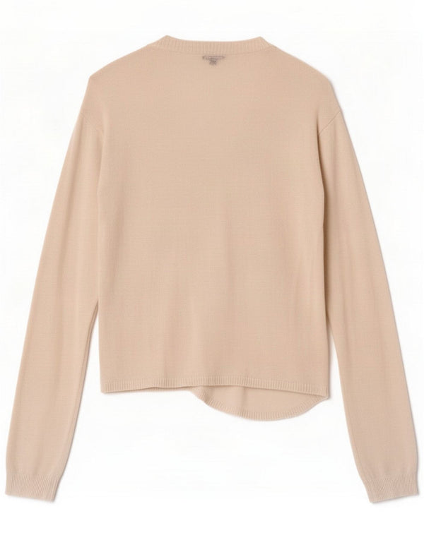 Damski sweter rozpinany Hobbs UK 14 Medium Off White Wiskoza