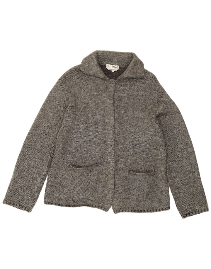 Sweter damski Sportmax UK 16, duży, szary