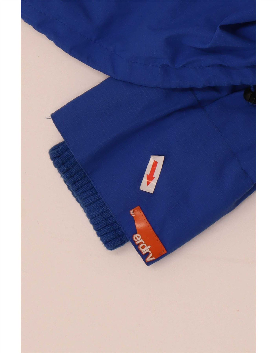 Damska kurtka przeciwdeszczowa Superdry UK 12, średni niebieski nylon