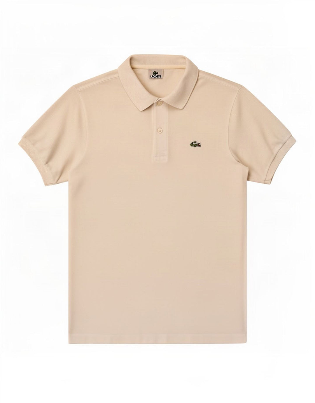 Męska koszulka polo Lacoste, rozmiar 4, średnia, biała, bawełniana