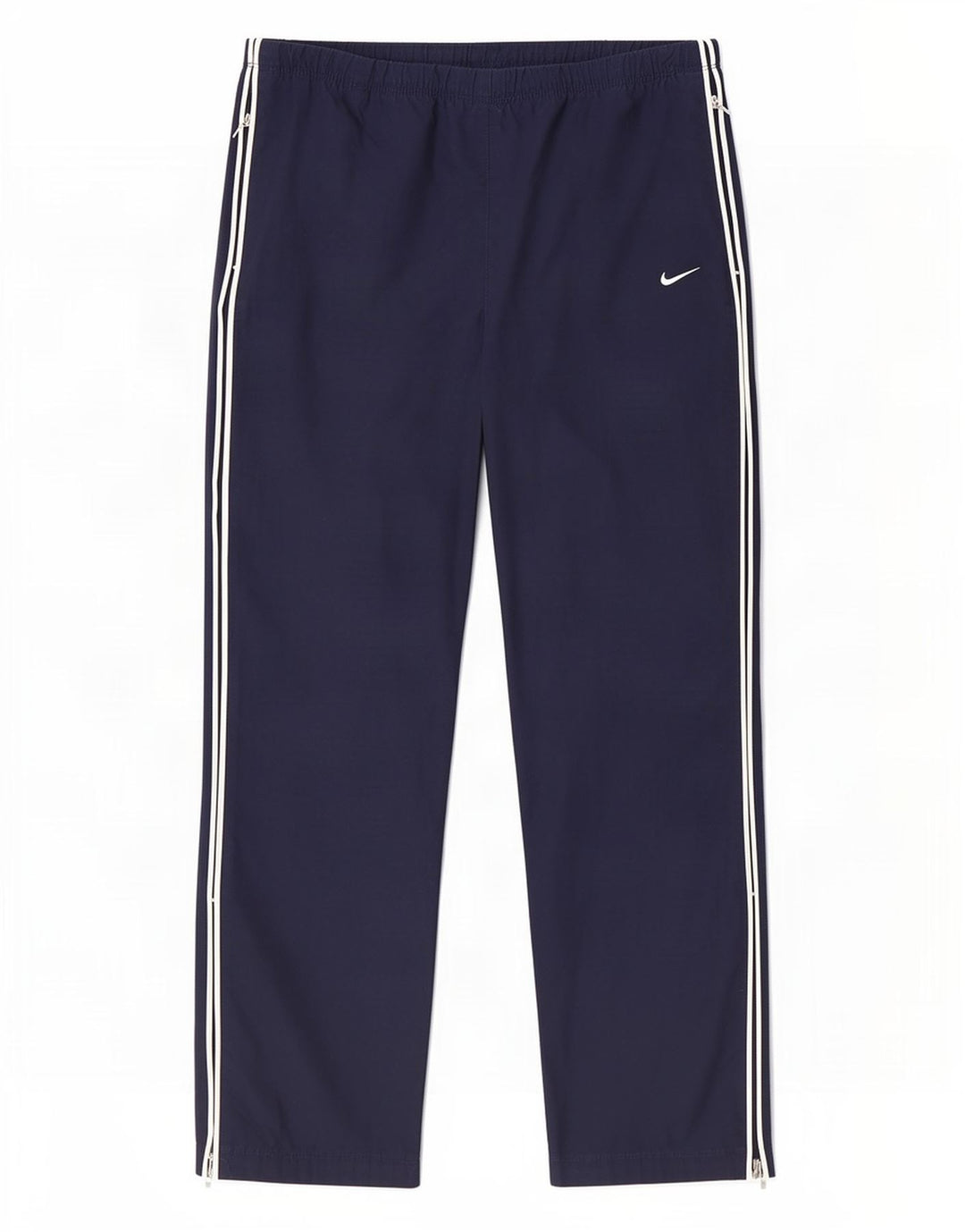 Damskie spodnie dresowe Nike UK 14/16, duże granatowe, poliestrowe