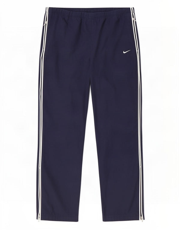 Nike Womens Tracksuit Trousers UK 14/16 Large Navy Blue Polyester