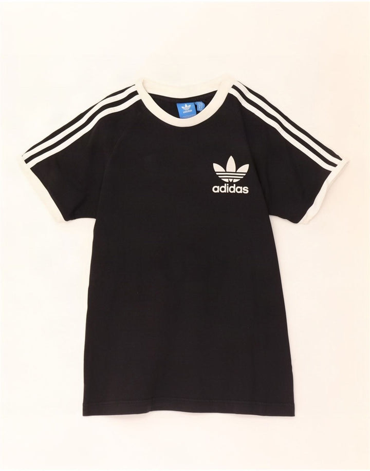 Adidas Męska Koszulka Top Mała Czarna Bawełna