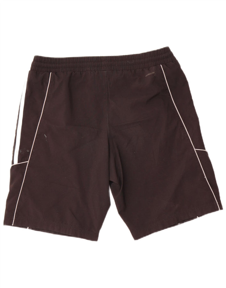 Męskie spodenki sportowe Adidas Climalite, małe, czarne, poliestrowe