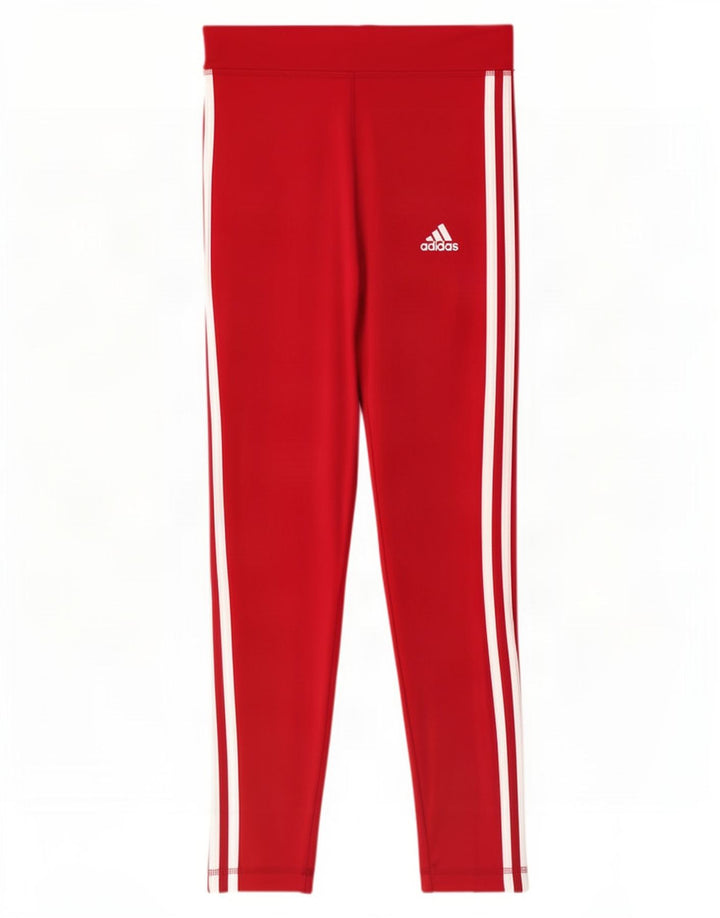 Legginsy Adidas Dziewczęce Climalite 13-14 lat Czerwone Poliester