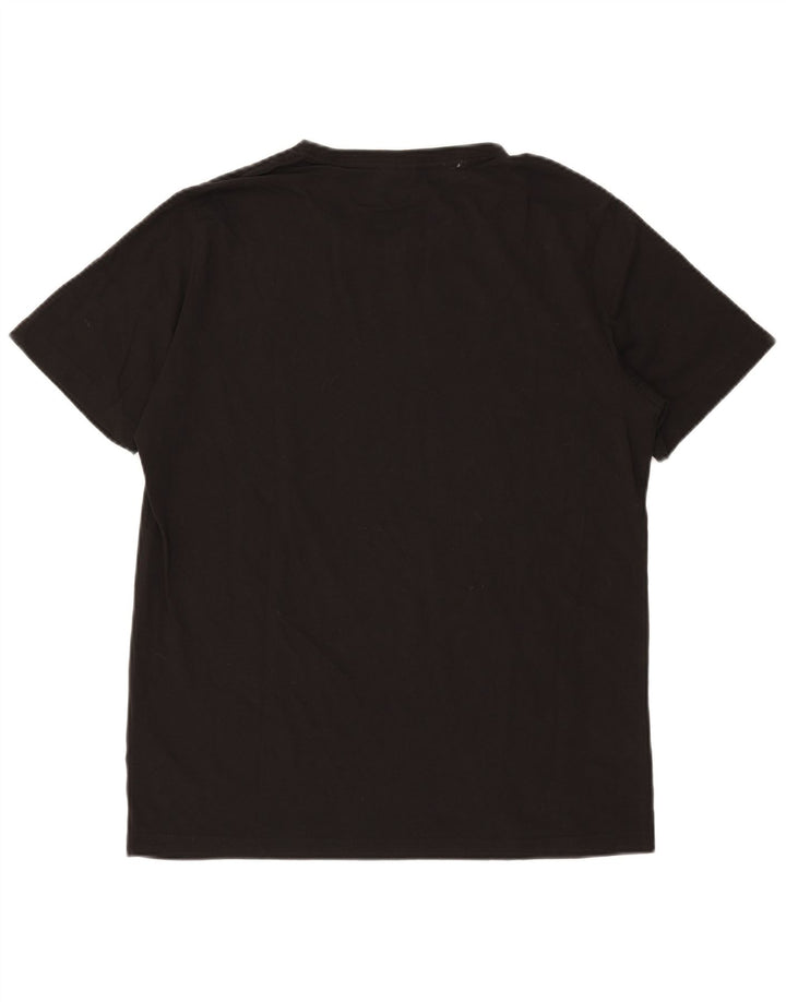 T-shirt męski Puma, duży, czarny, bawełniany