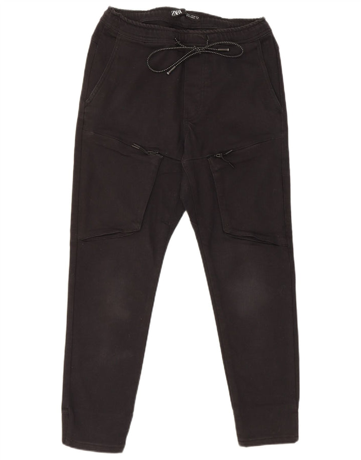 Damskie spodnie dresowe Zara Cargo UK 8 Small Black